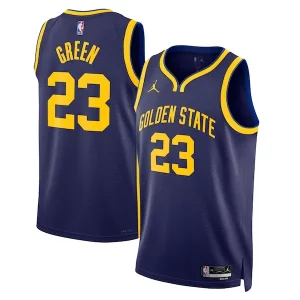 Resistente Draymond Green Golden State Warriors Jordan Brand Unisex Swingman Jersey Statement Edition Navy  per i Fan Veri