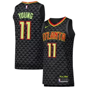 Attraente Robusto Carino Trae Young Atlanta Hawks Nike Authentic Player Jersey Icon Edition Black  per i Fan Veri