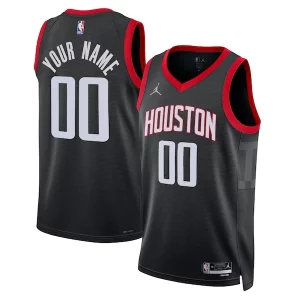 Incantevole Magnifico Houston Rockets Jordan Brand Unisex 2022/23 Swingman Custom Jersey Statement Edition Black  per i Fan Veri