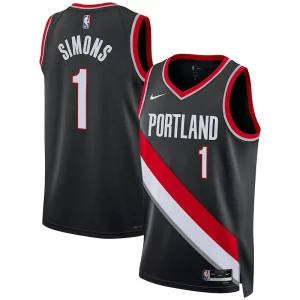 Cool Stupendo Anfernee Simons Portland Trail Blazers Nike Unisex Swingman Jersey Association Edition Black  per i Fan Veri