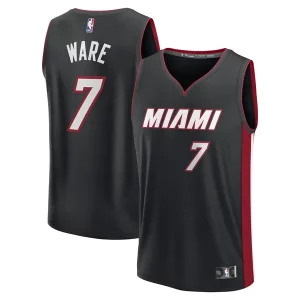 Classico Kel'el Ware Miami Heat Fast Break Replica Player Jersey Icon Edition Black  per i Fan Veri