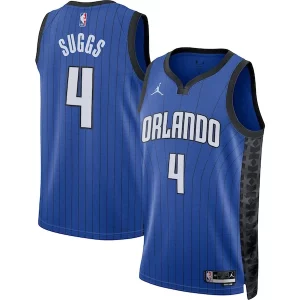 Meraviglioso Eccezionale Jalen Suggs Orlando Magic Jordan Brand Unisex Swingman Jersey Statement Edition Blue  per i Fan Veri
