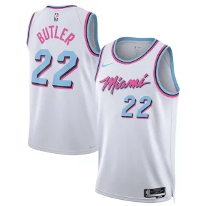 Bellissimo Pratico Prestigioso Jimmy Butler Miami Heat Nike Unisex 2024/25 Swingman Player Jersey City Edition White  per i Fan Veri
