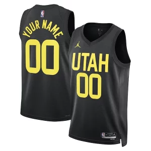 Cool Incantevole Utah Jazz Jordan Brand Unisex 2022/23 Swingman Custom Jersey Statement Edition Black  per i Fan Veri