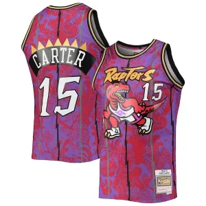 Comodo Accattivante Vince Carter Toronto Raptors Hardwood Classics 1998/99 Lunar New Year Swingman Jersey Purple  per i Fan Veri