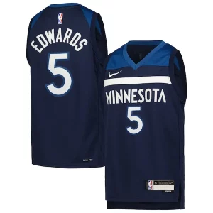 Classico Incantevole Sofisticato Anthony Edwards Minnesota Timberwolves Nike Youth Swingman Jersey Icon Edition Navy  per i Fan Veri