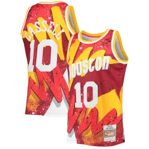 Comodo Prestigioso Sam Cassell Houston Rockets Hardwood Classics 1993/94 Hyper Hoops Swingman Jersey Red  per i Fan Veri