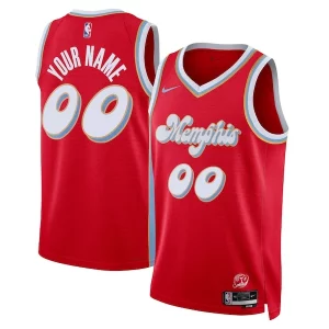 Stupendo Cool Memphis Grizzlies Nike Unisex 2024/25 Custom Swingman Jersey City Edition Red  per i Fan Veri