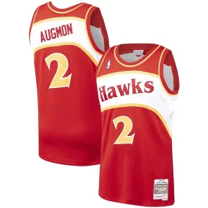 Robusto Versatile Stacey Augmon Atlanta Hawks 1991/92 Hardwood Classics Swingman Jersey Red  per i Fan Veri