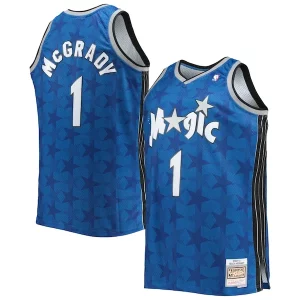 Elegante Cool Ottimo Tracy McGrady Orlando Magic Big & Tall 2000/01 Hardwood Classics Swingman Jersey Blue/Black  per i Fan Veri