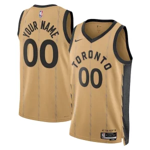 Carino Comodo Toronto Raptors Nike Unisex 2023/24 Custom Swingman Jersey Gold City Edition  per i Fan Veri