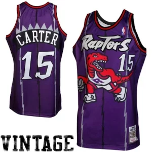 Meraviglioso Classico Vince Carter Toronto Raptors 1998/99 Throwback Authentic Jersey Purple  per i Fan Veri