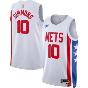 Duraturo Splendido Incantevole Ben Simmons Brooklyn Nets Nike Swingman Jersey Classic Edition White  per i Fan Veri