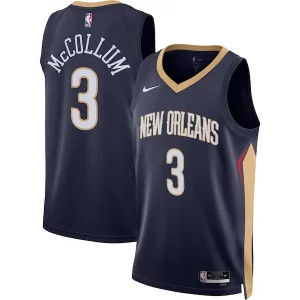 Incantevole Attraente Robusto C.J. McCollum New Orleans Pelicans Nike Unisex Swingman Jersey Icon Edition Navy  per i Fan Veri