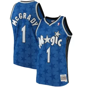 Classico Sofisticato Tracy McGrady Orlando Magic Hardwood Classics Swingman Jersey Blue  per i Fan Veri