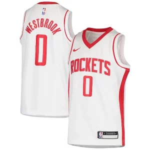 Gorgeous Elegante Stupendo Russell Westbrook Houston Rockets Nike Youth Swingman Jersey Association Edition White  per i Fan Veri