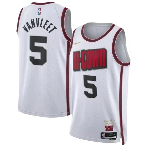 Elegante Ottimo Raffinato Fred VanVleet Houston Rockets Nike Unisex 2024/25 Swingman Player Jersey City Edition White  per i Fan Veri