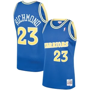 Moderno Elegante Mitch Richmond Golden State Warriors 1990/91 Hardwood Classics Swingman Jersey Royal  per i Fan Veri