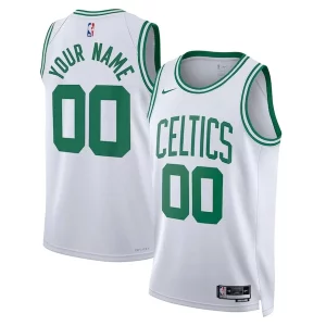 Duraturo Boston Celtics Nike Unisex Swingman Custom Jersey White Association Edition  per i Fan Veri
