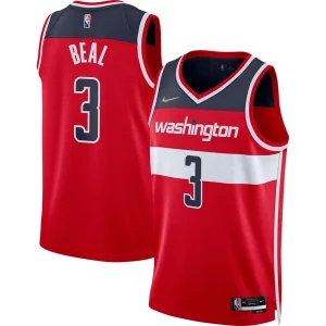 Accattivante Bradley Beal Washington Wizards Nike 2021/22 Diamond Swingman Jersey Icon Edition Red  per i Fan Veri