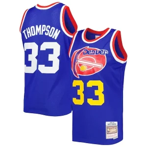 Duraturo Comodo David Thompson Denver Nuggets Hardwood Classics 1975/76 Swingman Jersey Royal  per i Fan Veri