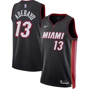 Fantastico Duraturo Bam Adebayo Miami Heat Nike Unisex Swingman Jersey Icon Edition Black  per i Fan Veri