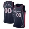 Incantevole Stupendo Philadelphia 76ers Nike Unisex 2023/24 Custom Swingman Jersey Navy City Edition  per i Fan Veri