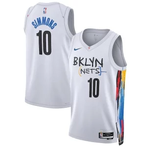 Meraviglioso Moderno Stupendo Ben Simmons Brooklyn Nets Nike Unisex 2022/23 Swingman Jersey City Edition White  per i Fan Veri