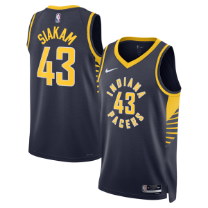 Eccezionale Gorgeous Pascal Siakam Indiana Pacers Nike Unisex Swingman Jersey Icon Edition Navy  per i Fan Veri