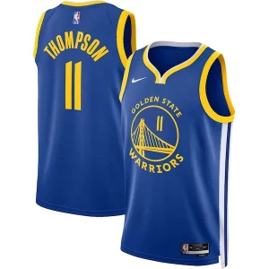 Moderno Klay Thompson Golden State Warriors Nike Unisex Swingman Jersey Icon Edition Royal/White  per i Fan Veri