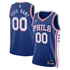 Delizioso Meraviglioso Robusto Philadelphia 76ers Nike Unisex 2022/23 Swingman Custom Jersey Royal Icon Edition  per i Fan Veri