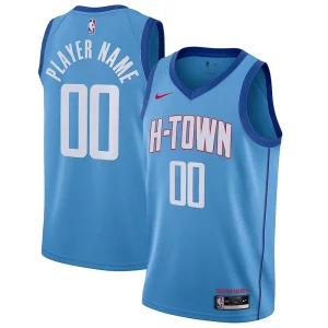 Ottimo Gorgeous Houston Rockets Nike 2020/21 Swingman Custom Jersey Blue City Edition  per i Fan Veri