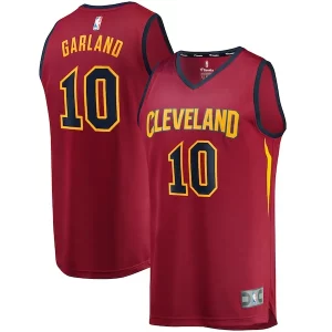Stupendo Darius Garland Cleveland Cavaliers Youth Replica Fast Break Jersey Wine Icon Edition  per i Fan Veri