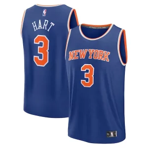 Magnifico Sofisticato Josh Hart New York Knicks Fast Break Replica Player Jersey Icon Edition Royal  per i Fan Veri