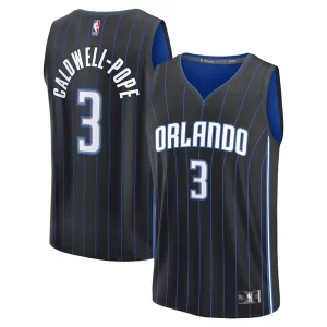 Magnifico Kentavious Caldwell Pope Orlando Magic Youth Fast Break Replica Player Jersey Icon Edition Black  per i Fan Veri