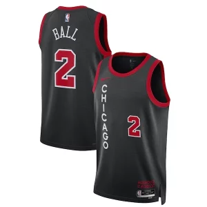 Delizioso Bellissimo Trendy Lonzo Ball Chicago Bulls Nike Unisex 2023/24 Swingman Jersey Black City Edition  per i Fan Veri