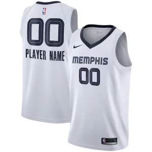 Ottimo Memphis Grizzlies Nike 2020/21 Swingman Custom Jersey Association Edition White  per i Fan Veri