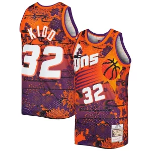 Magnifico Jason Kidd Phoenix Suns 1999/00 Hardwood Classics Lunar New Year Swingman Jersey Orange  per i Fan Veri