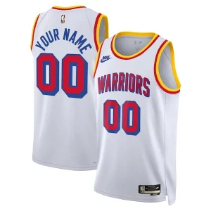 Prestigioso Golden State Warriors Nike Unisex Adult Swingman Custom Jersey Classic Edition White  per i Fan Veri