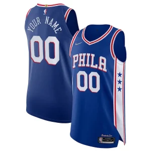Robusto Moderno Magnifico Philadelphia 76ers Nike 2021/22 Diamond Authentic Custom Jersey Icon Edition Royal  per i Fan Veri