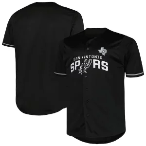 Eccezionale San Antonio Spurs Profile Big & Tall Pop Jersey Black  per i Fan Veri