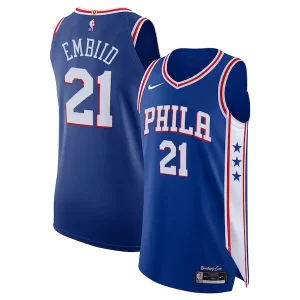 Magnifico Accattivante Delizioso Joel Embiid Philadelphia 76ers Nike Authentic Jersey Association Edition Royal  per i Fan Veri
