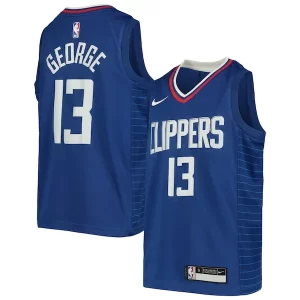 Versatile Magnifico Raffinato Paul George LA Clippers Nike Youth Swingman Jersey Icon Edition Royal  per i Fan Veri