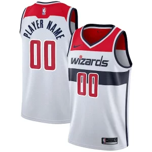 Meraviglioso Washington Wizards Nike 2020/21 Swingman Custom Jersey Association Edition White  per i Fan Veri