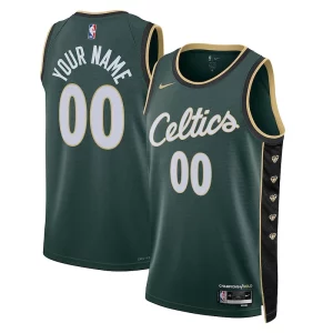 Elegante Splendido Boston Celtics Nike Unisex 2022/23 Swingman Custom Jersey City Edition Kelly Green  per i Fan Veri
