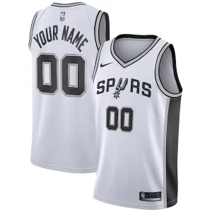 Moderno Raffinato San Antonio Spurs Nike Custom Swingman Jersey White Association Edition  per i Fan Veri