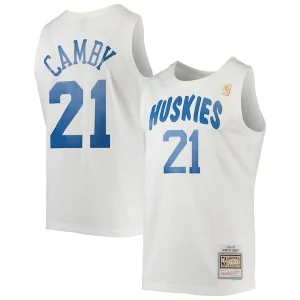 Lussuoso Classico Trendy Marcus Camby Toronto Raptors 1996/97 Hardwood Classics Swingman Jersey White  per i Fan Veri