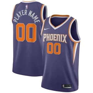 Gorgeous Phoenix Suns Nike 2020/21 Swingman Custom Jersey Icon Edition Purple  per i Fan Veri