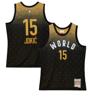 Classico Incantevole Nikola Jokic Team World 2016 Hardwood Classics Rising Stars Swingman Jersey Black  per i Fan Veri