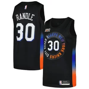Versatile Gorgeous Julius Randle New York Knicks Nike Swingman Player Jersey City Edition Black  per i Fan Veri